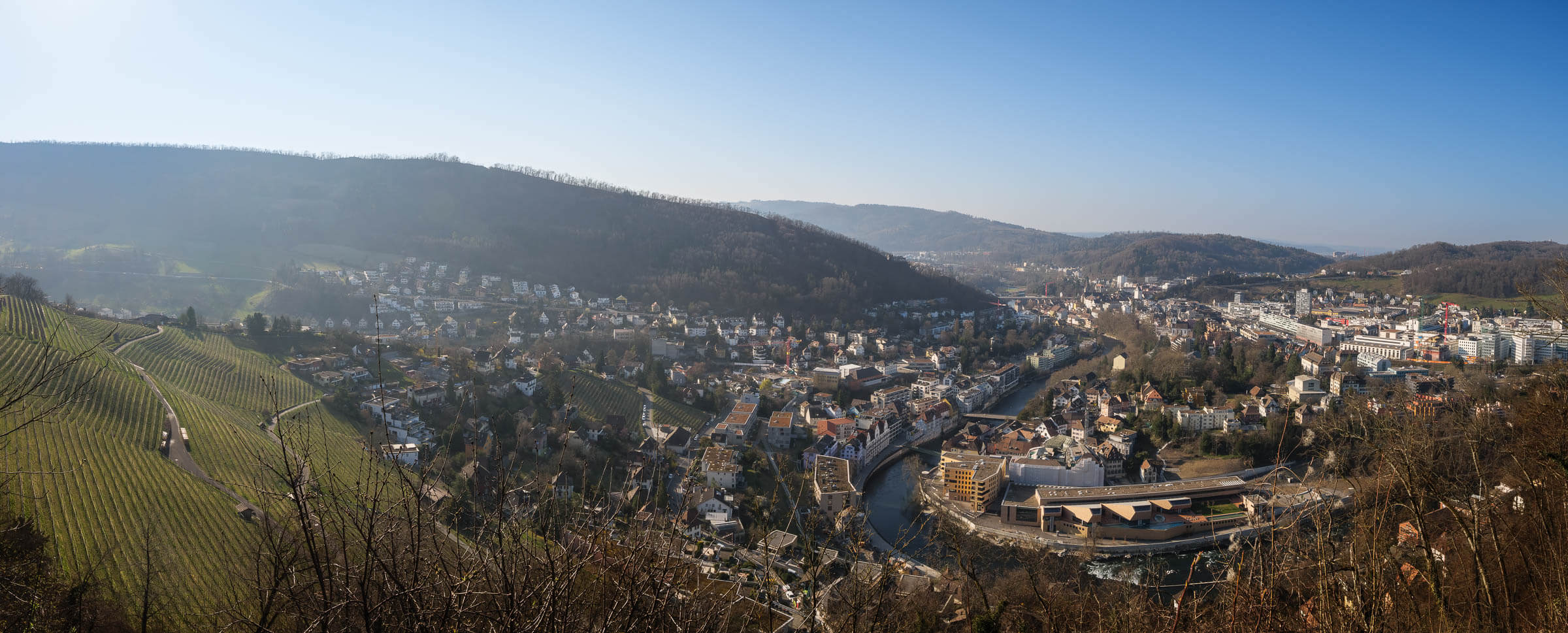 42 Panorama Ennetbaden Baden Limmat